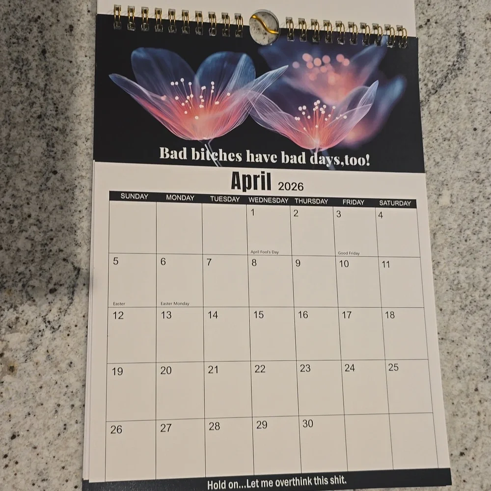 2026 F*ck It Calendar For Tired As* Women